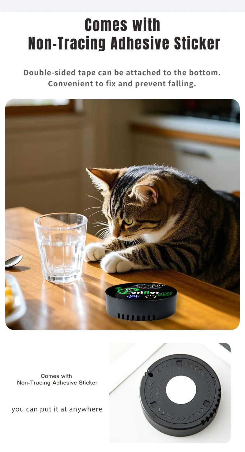 Smart & Portable Pet Deodorizer [Dual-Core + High-Efficiency]