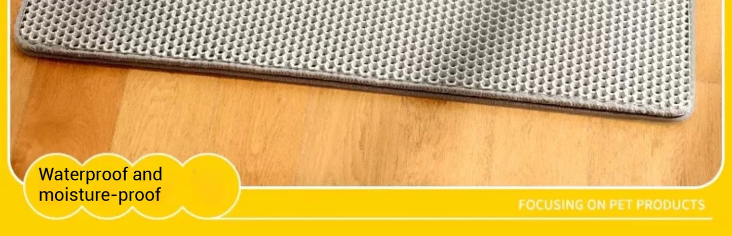 Large Waterproof Cat Litter Trapping Mat
