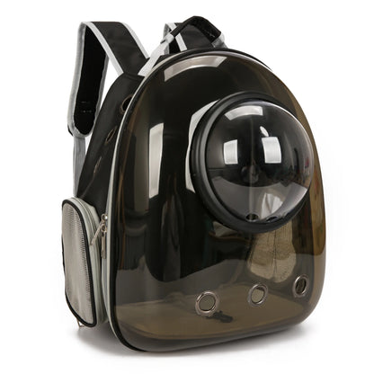 {As seen in Argylle} Space Capsule Pet Backpack-Airline Approved Transparent Carrier [Large Capacity + 360° Ventilation + Dual Handles]