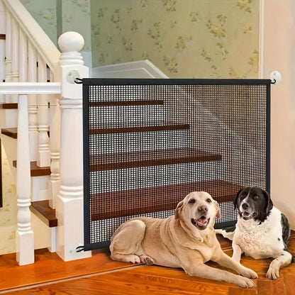Durable Breathable Mesh Folding Pet Barrier Fence