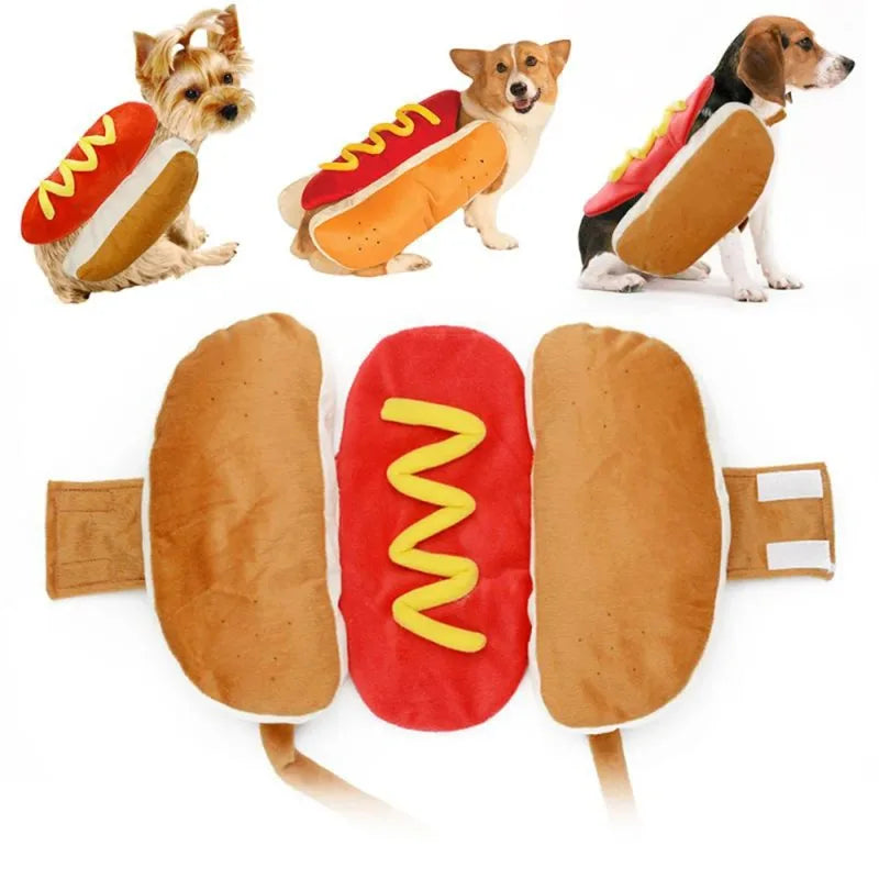 Funny Hot Dog Costume for Pet Parties