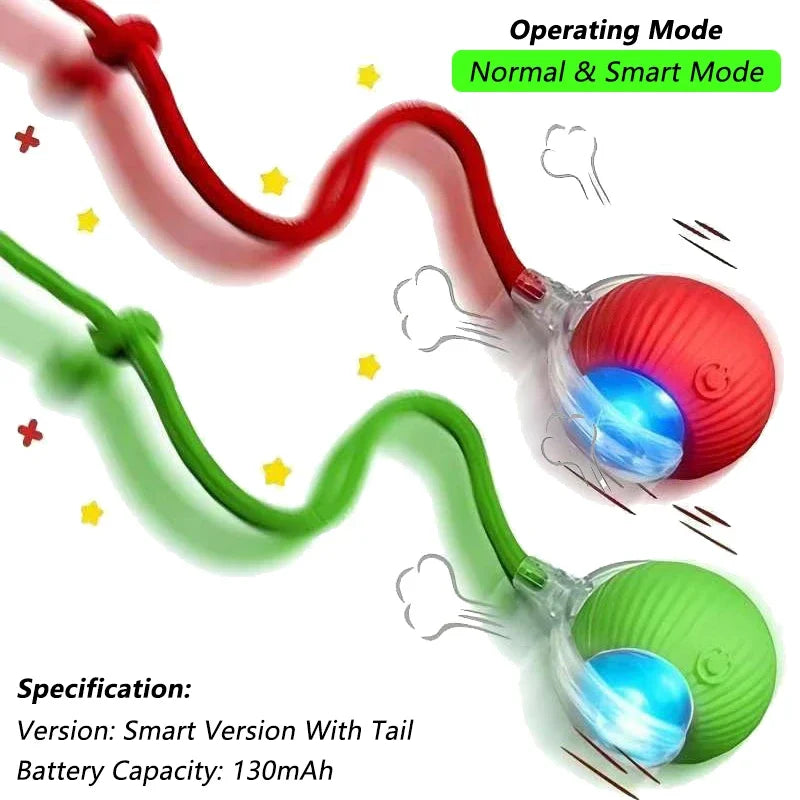 Interactive Smart Rolling Ball Toy for Cats