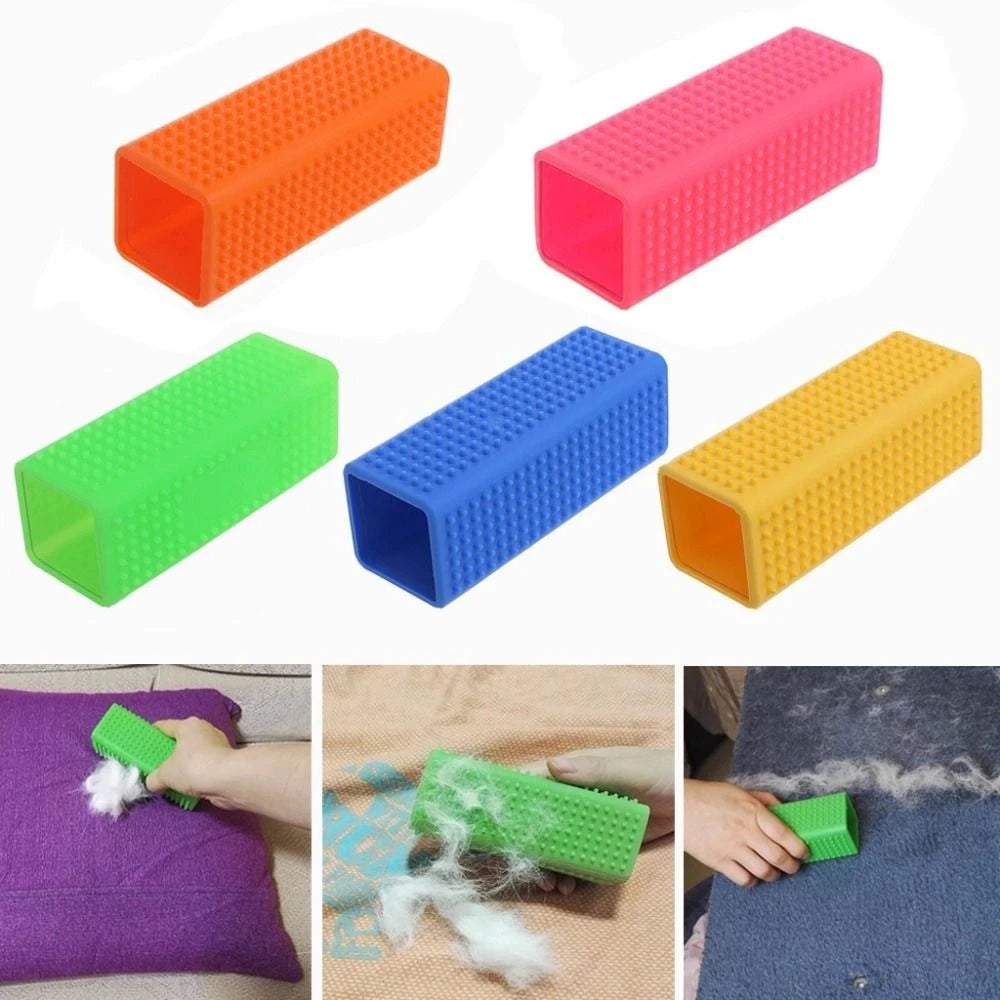Effective Pet Hair Removal Silicone Cleaning Brush