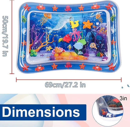 Inflatable Water Play Mat With Ocean Theme