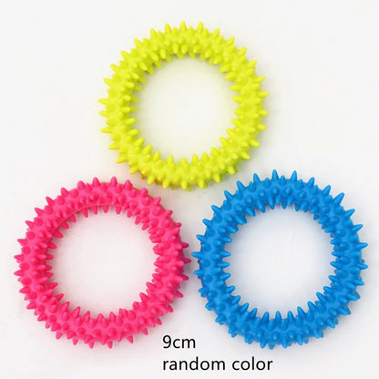 Rubber Pacifier Ring Shape Chew Toy