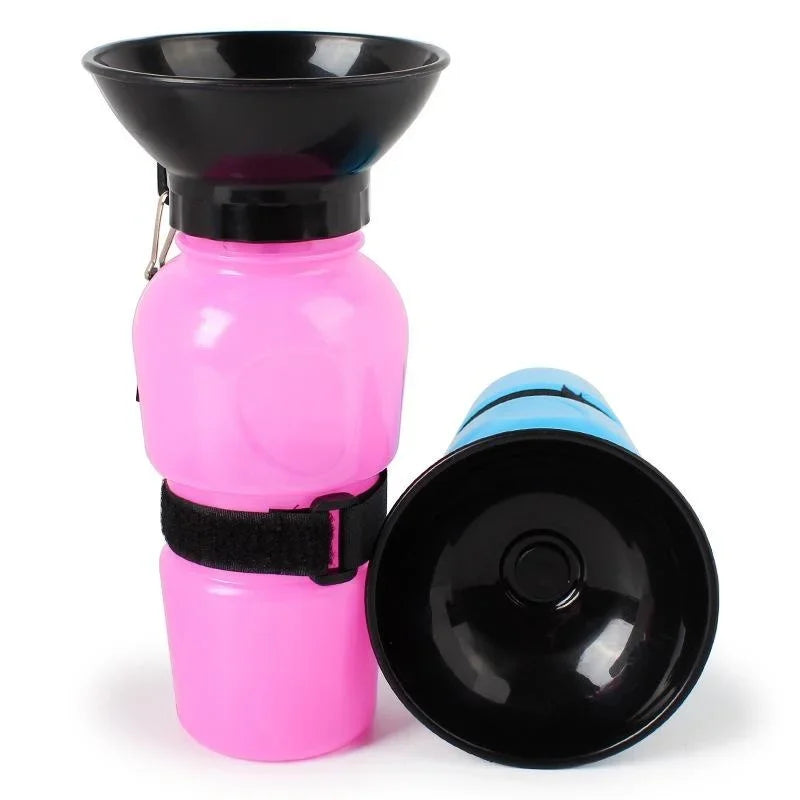 Portable 500ml Pet Travel Water Bottle