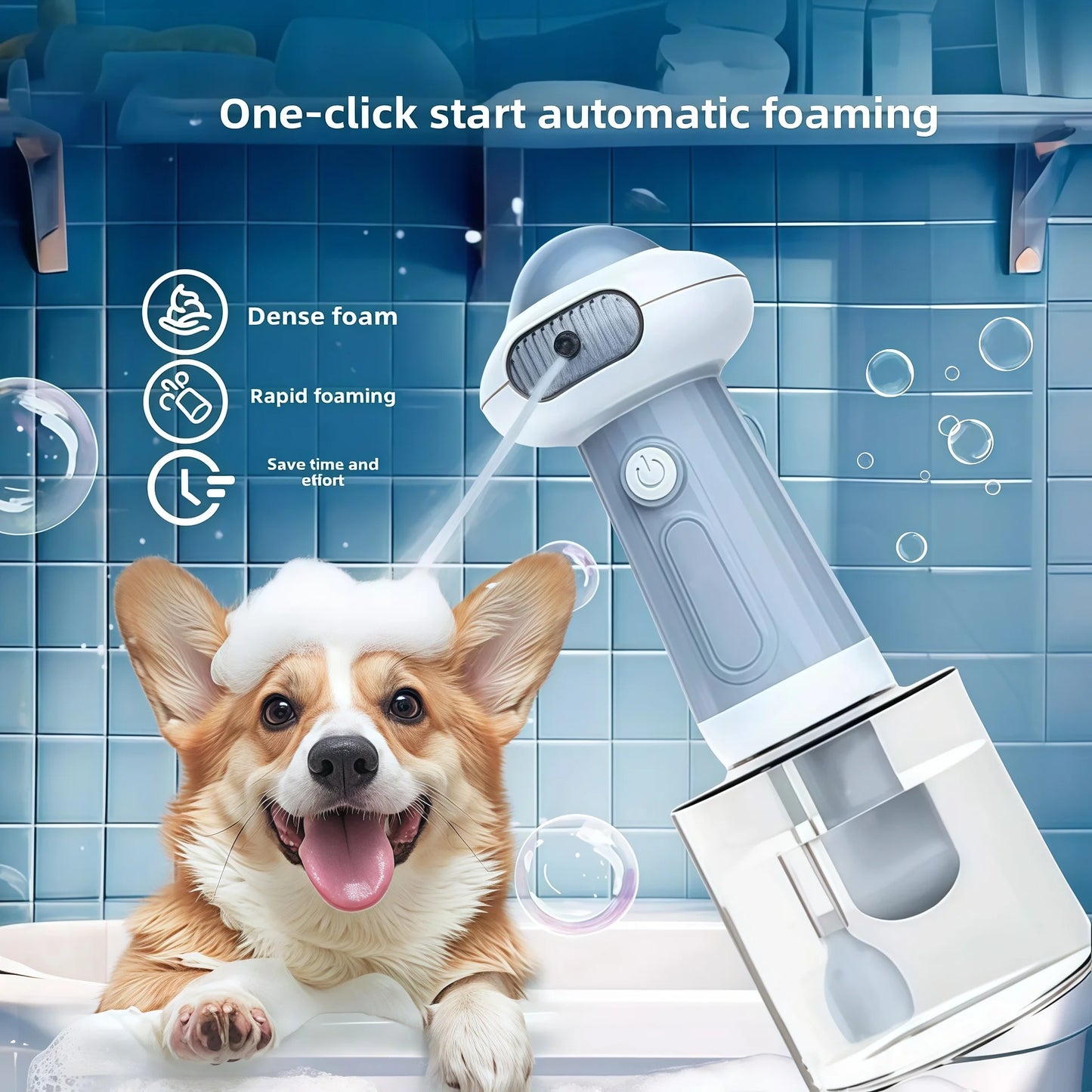Automatic Soap Dispenser for Effortless Pet Grooming