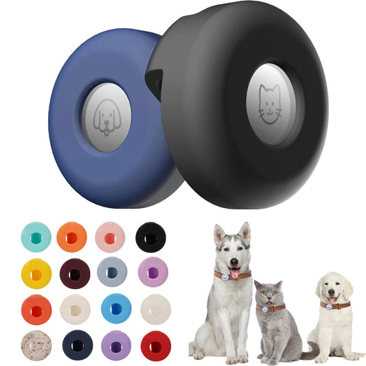 Silicone Airtag Case Clip for Pet Collars