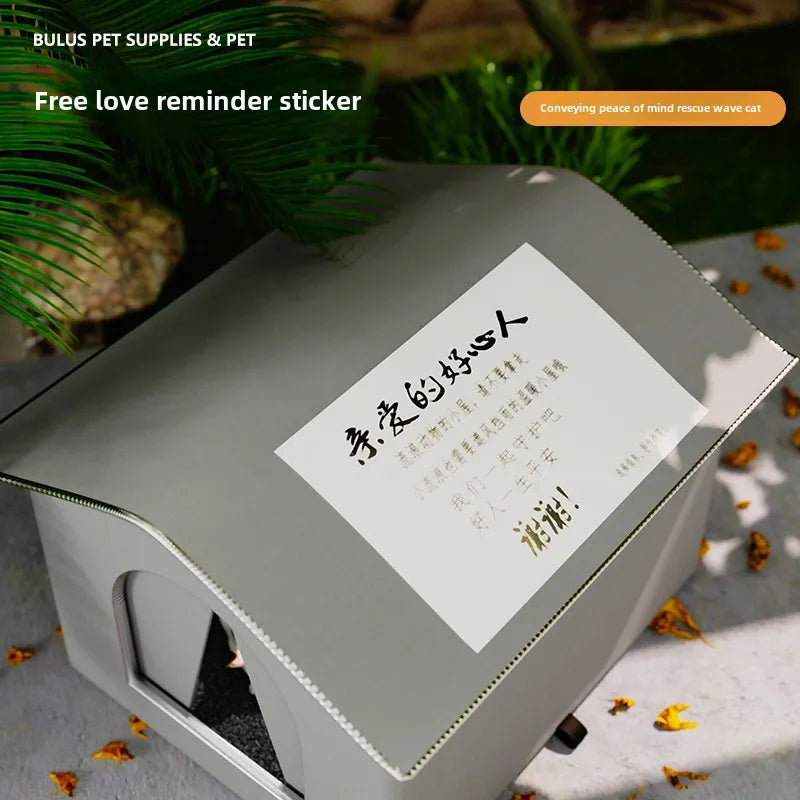 Waterproof Outdoor Winter Warm Pet Cave With Sleeping Beds