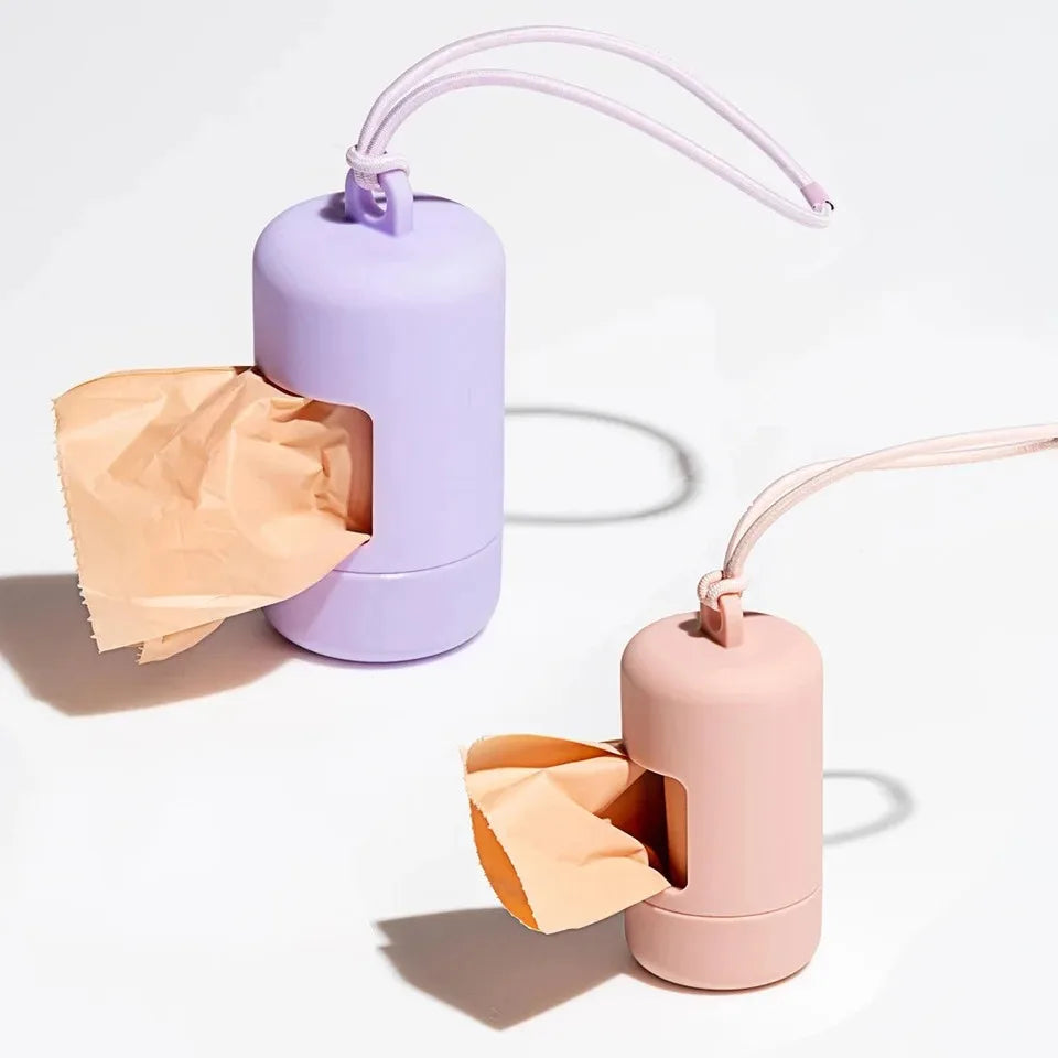 Luxury Portable Dog Poop Bag Carrier Dispenser