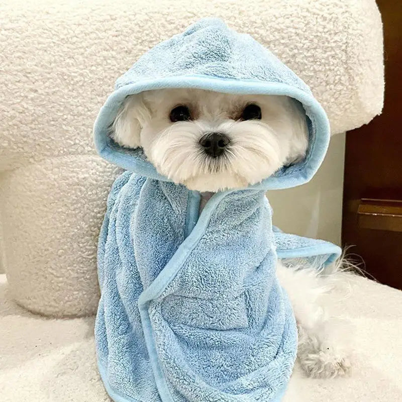 Quick Drying Hooded Bath Towel Robe Cloak