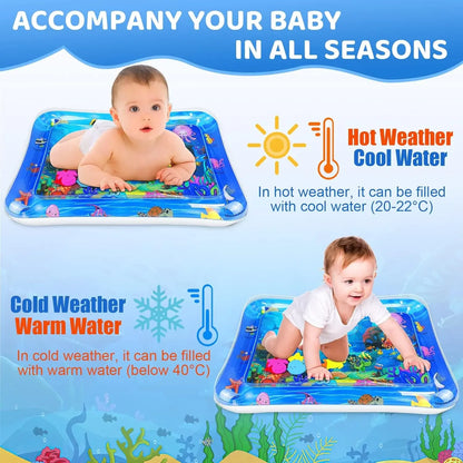Inflatable Water Play Mat With Ocean Theme
