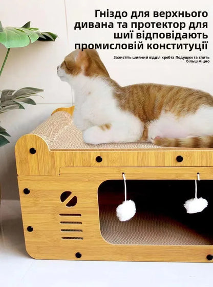 Indoor House Villa Space with Scratching Board