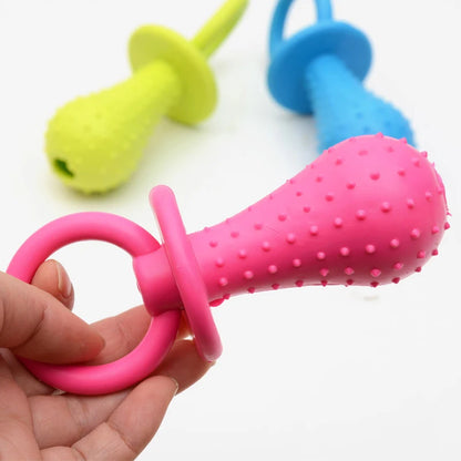 Rubber Pacifier Ring Shape Chew Toy