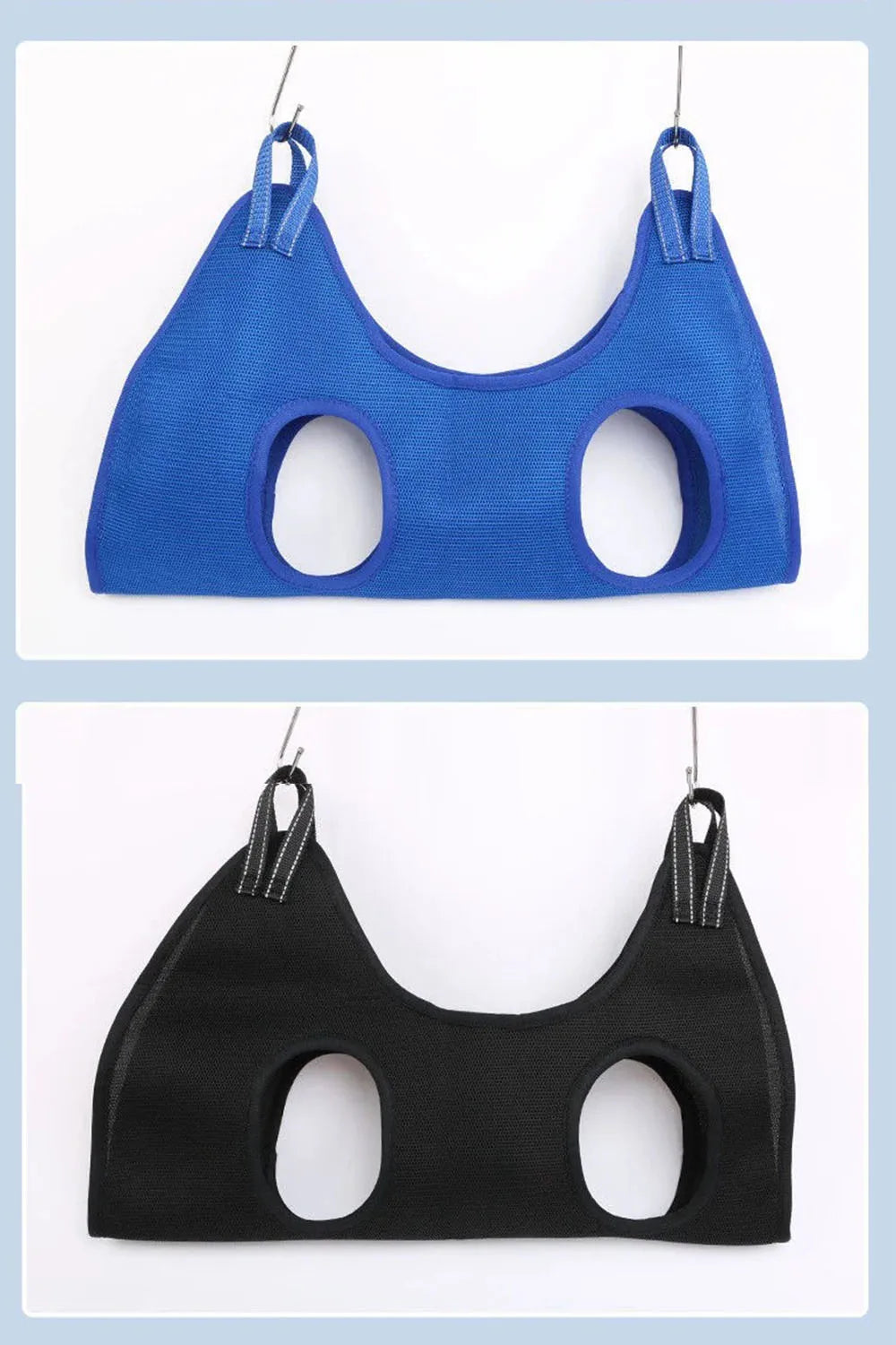 Grooming Hammock Restraint Bag with Hooks