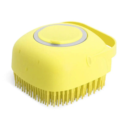 Silicone Dog Shampoo Brush and Massage Comb