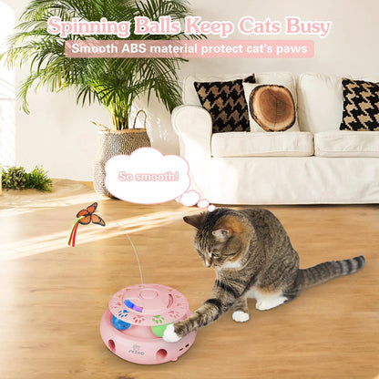 Interactive 4-in-1 Cat Toy with USB Charging