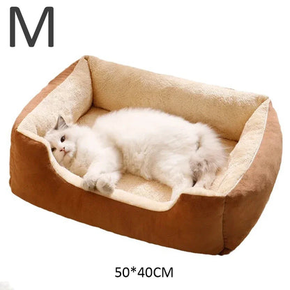 Cushioned Bed for Cats and Dogs