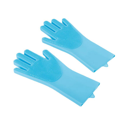 Silicone Grooming Gloves for Easy Bathing and Cleaning