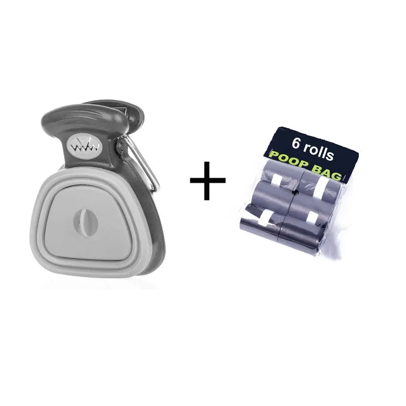 Foldable Pooper Scooper With Decomposable Bags