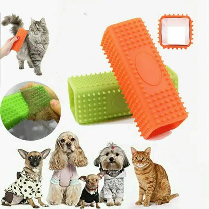 Effective Pet Hair Removal Silicone Cleaning Brush