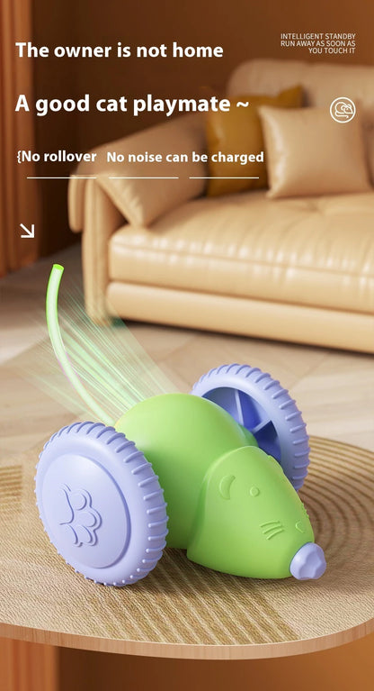 Interactive Electric Mouse Teaser Toy for Pets