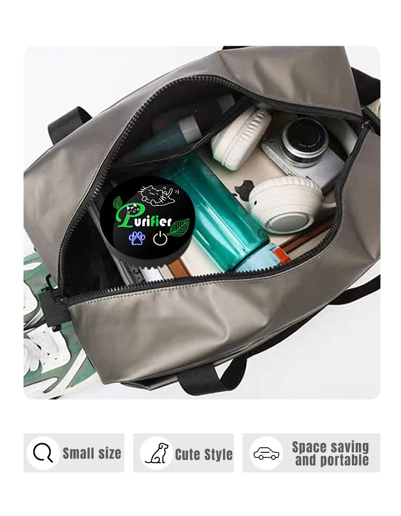 Smart & Portable Pet Deodorizer [Dual-Core + High-Efficiency]