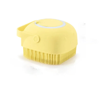 Soft Silicone Bath Brush for Easy Pet Care