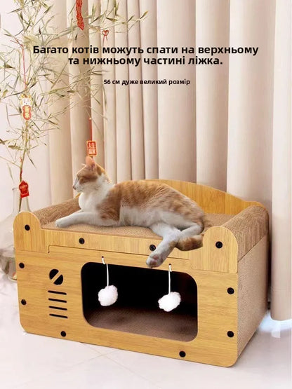 Indoor House Villa Space with Scratching Board