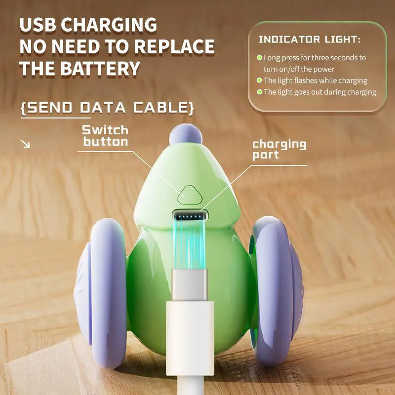 Interactive Electric Mouse Car Teaser Toy