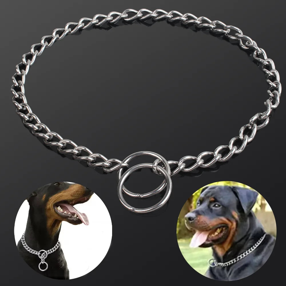 Adjustable Stainless Steel Training Collar Necklace