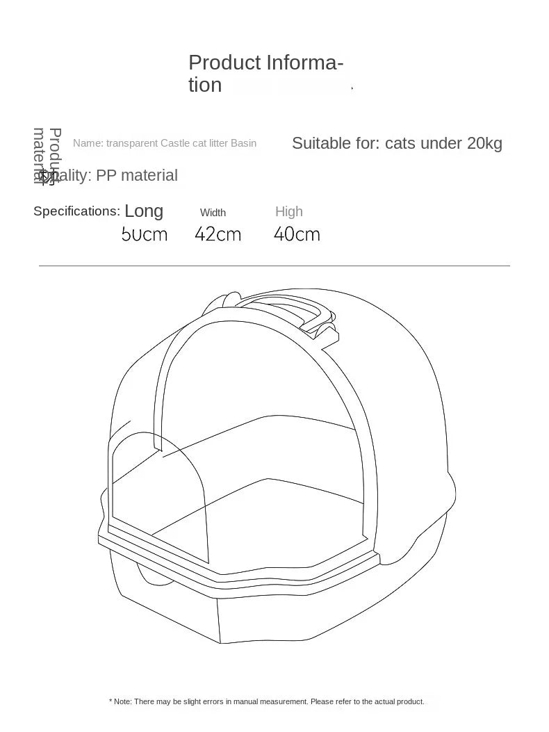 Drawer-Clean Odor-Guard Litter Box