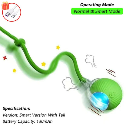 Interactive Smart Rolling Ball Toy for Cats