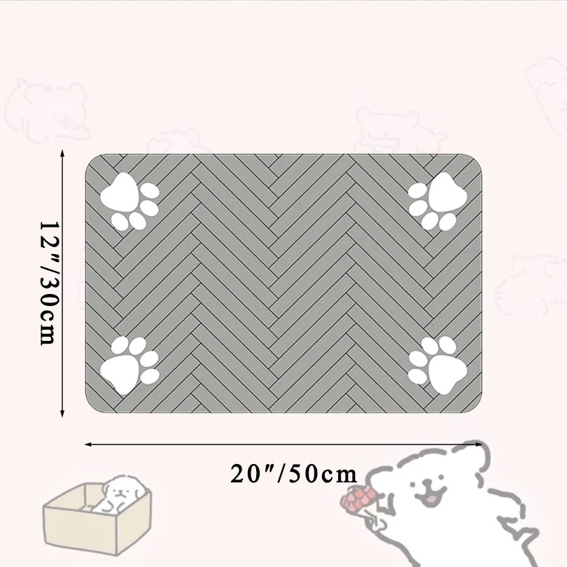 Absorbent Waterproof Pet Feeding Mat