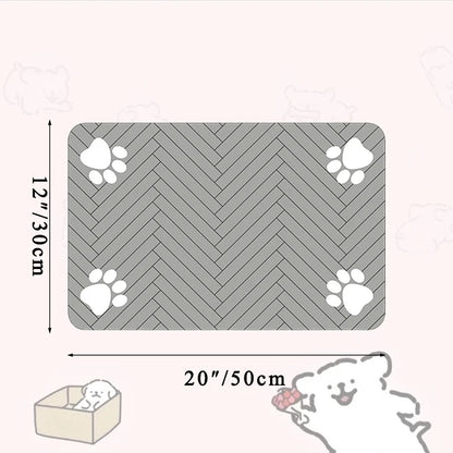 Absorbent Waterproof Pet Feeding Mat