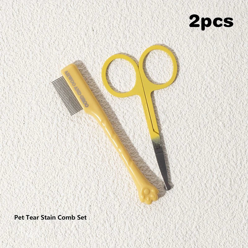 Portable Pet Eye Comb Tear Stain Remover Brush