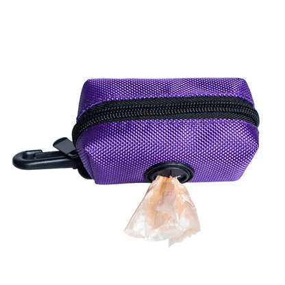 Adjustable Poop Bag Holder with Leash Attachment