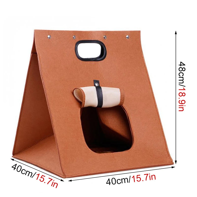 Multi-Functional Washable Felt Pet Bed Nest