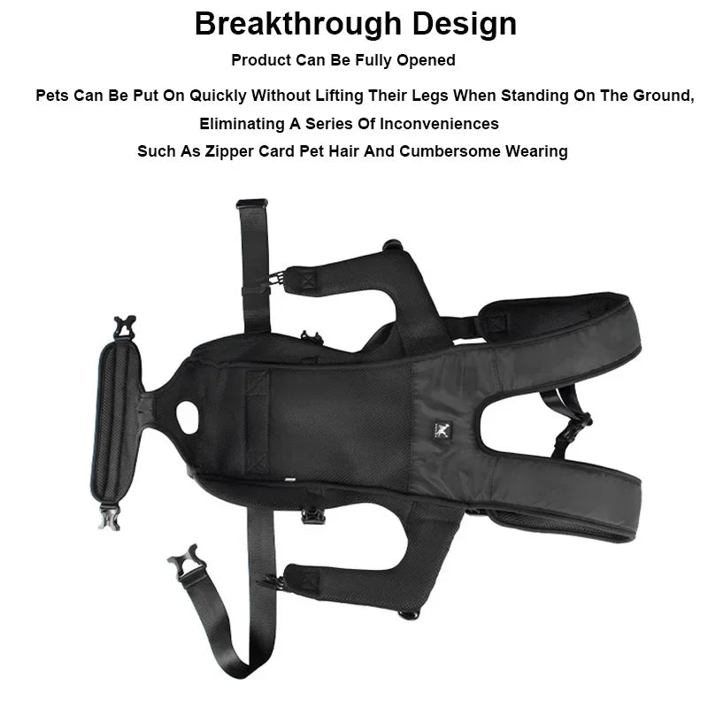 Chest Pet Bag Wrapping Large Dog Backpack