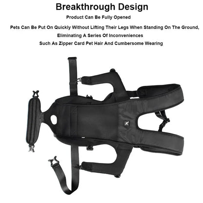 Chest Pet Bag Wrapping Large Dog Backpack