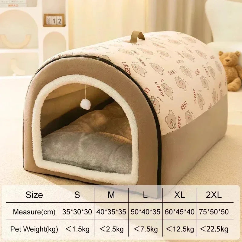 Detachable Kennel Winter Bed