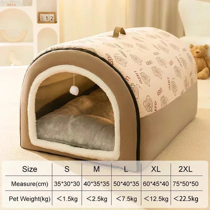 Detachable Kennel Winter Bed