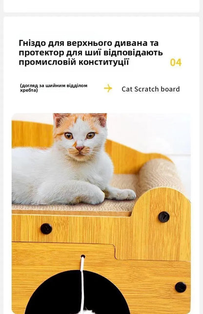 Indoor House Villa Space with Scratching Board