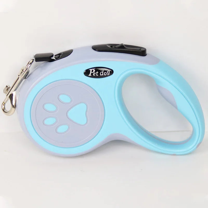 Automatic Retractable Pet Leash with One-Handed Brake