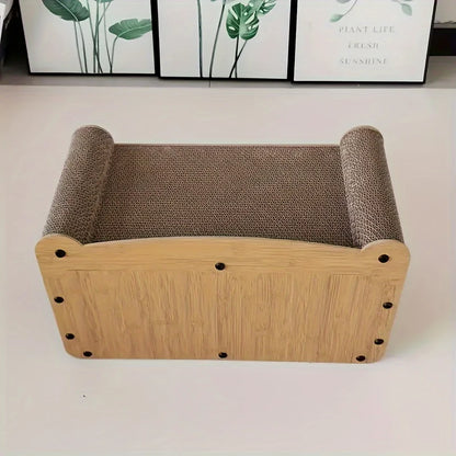 Cat Scratch Sofa with Interactive Toys