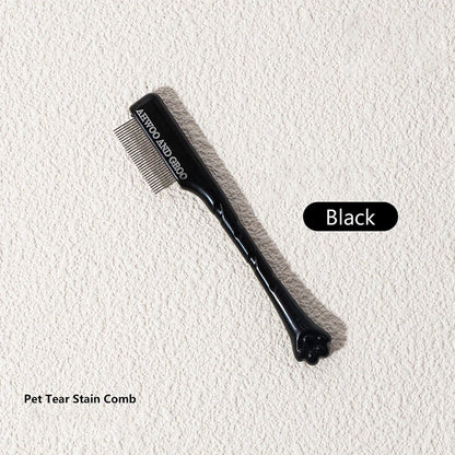 Portable Pet Eye Comb Tear Stain Remover Brush