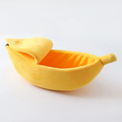 Cute Banana Shaped Cat Bed for Cozy Comfort