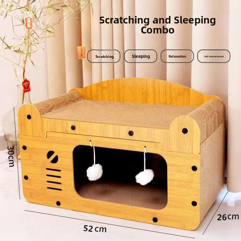 Indoor House Villa Space with Scratching Board