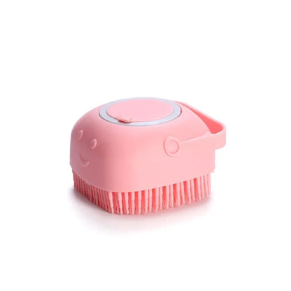 Soft Silicone Pet Bathing Brush and Massager