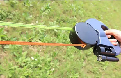 Auto Retractable Dog Leash with LED Flashlight